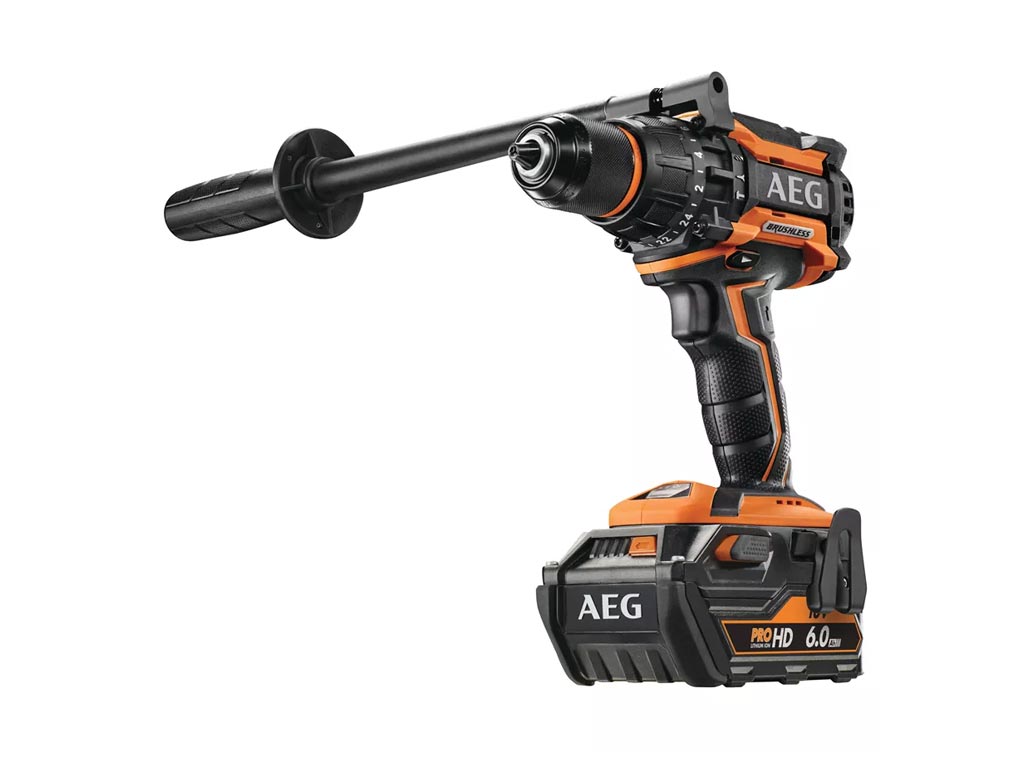 AKU příklepová vrtačka AEG BSB 18 BL LI-602C