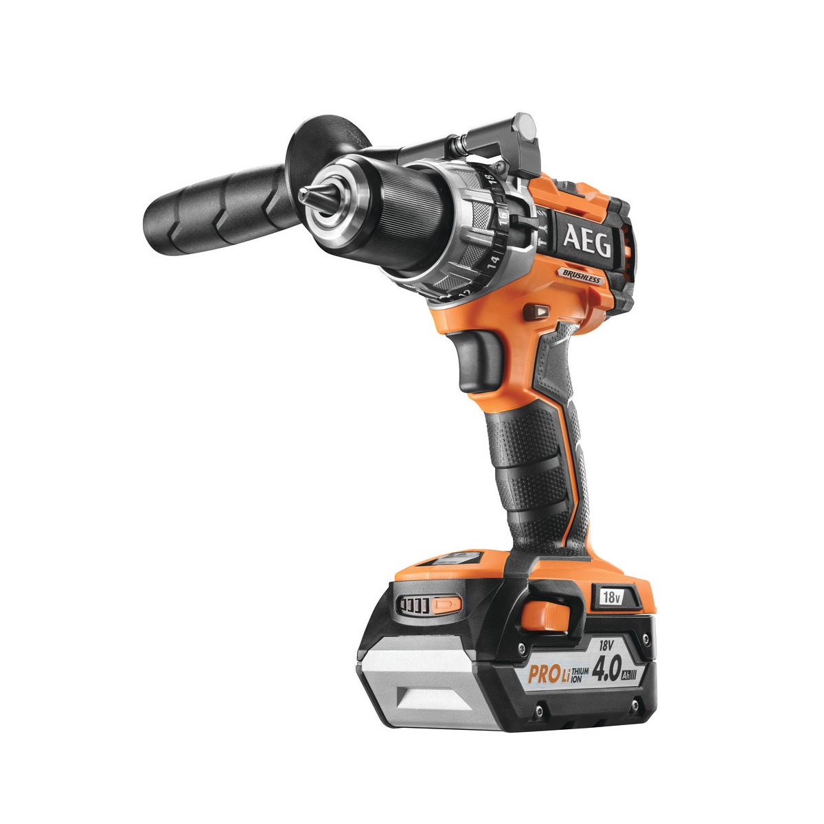 AKU příklepová vrtačka AEG BSB 18C2 BL LI-402C