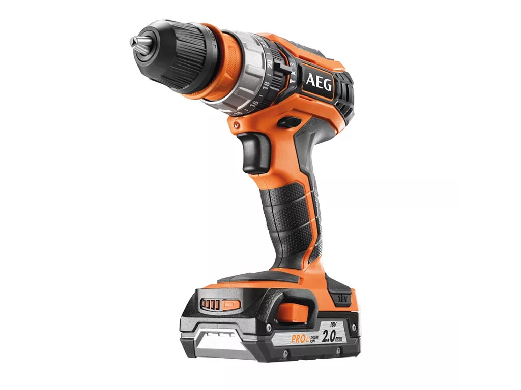 AKU příklepová vrtačka AEG BSB 18C2X LI-X02C