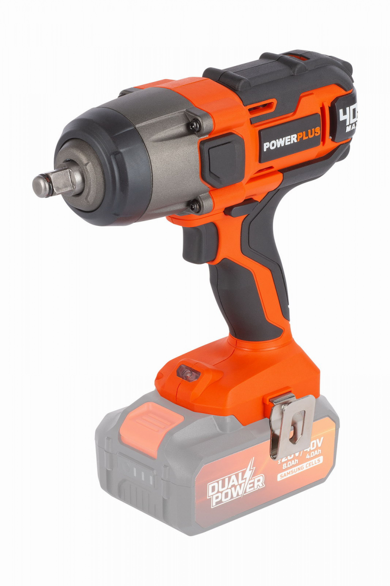 AKU rázový utahovák 1/2" POWERPLUS 40V 350Nm (bez AKU )