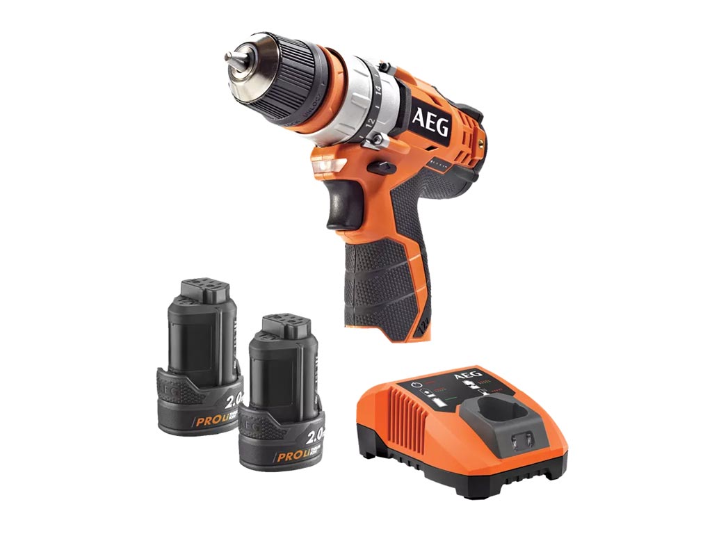 AKU vrtací šroubovák AEG BBS 12C2 LI-202C SET1