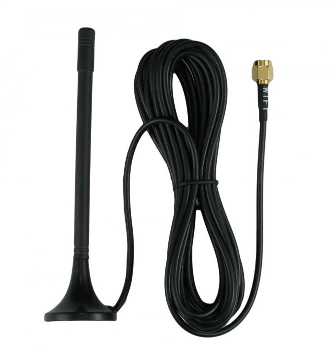 Anténa WiFi magnetická s 3m kabelem pro eStudna
