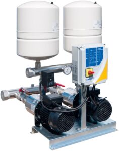 Automatická tlaková stanice ATS PUMPA 2 EH s tlakovými spínači Varianta: 2 EH 5/7 TS
