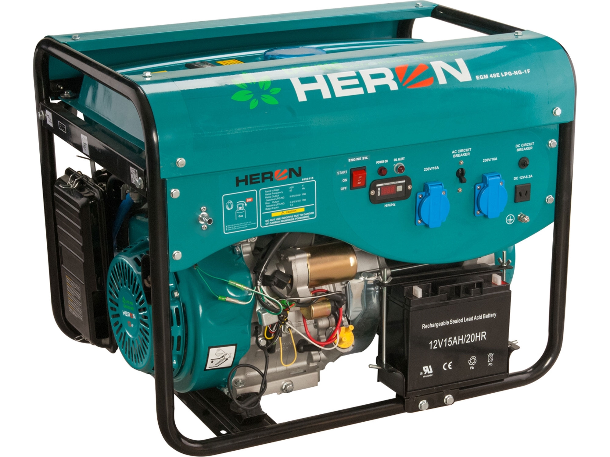 Benzínová a plynová elektrocentrála HERON (8896318)