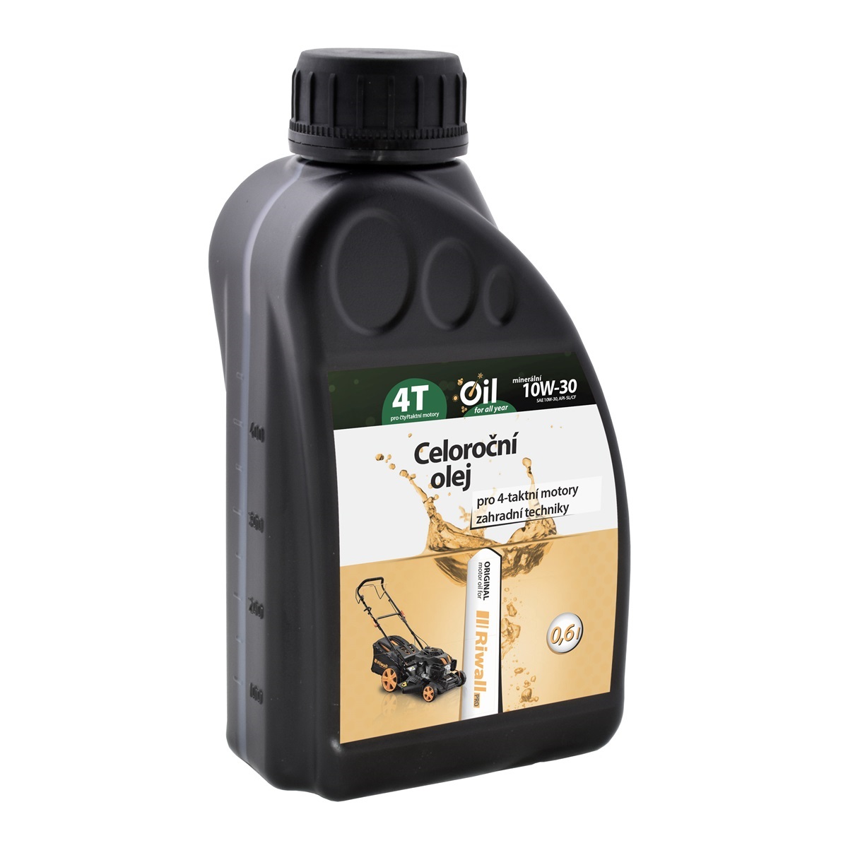 Celoroční olej RIWALL pro 4-taktní motory (0.6l