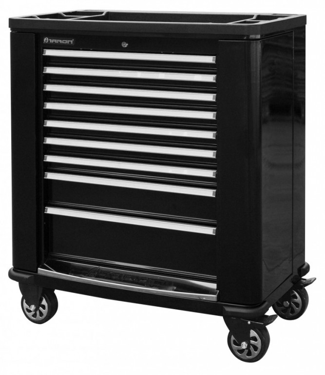 Černý profesionální dílenský vozík na nářadí TORIN BIG RED