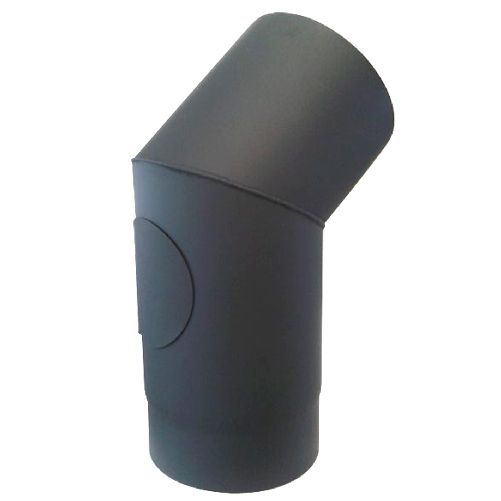 Eurometal Koleno kouřové s otv.200 mm/45°