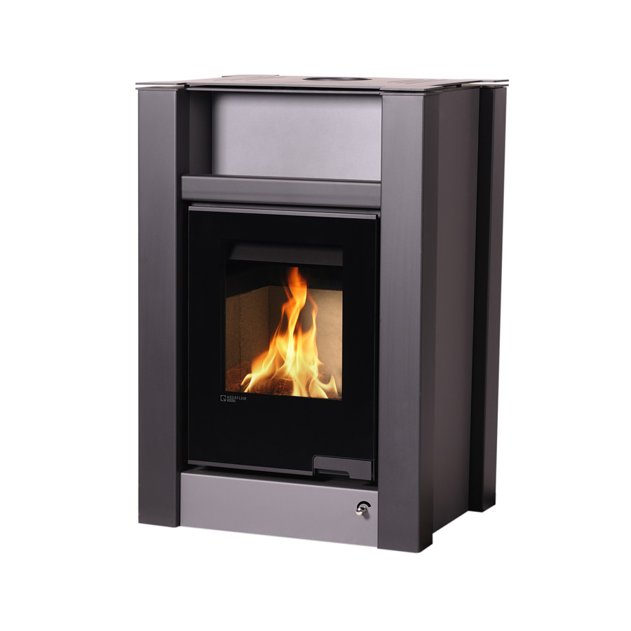Kamna s výměníkem AQUAFLAM VARIO LEND 11/5kW šedá