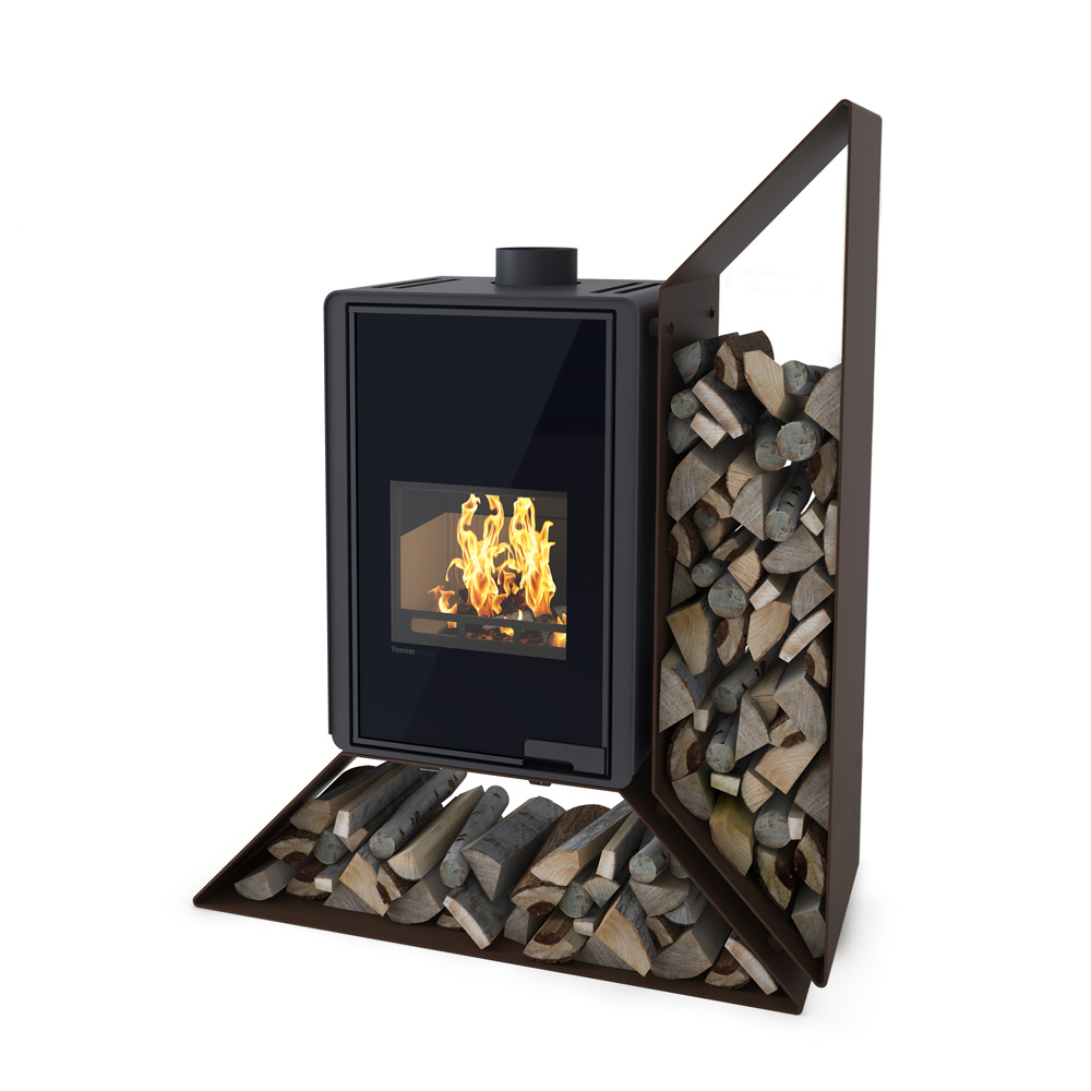 Krbová kamna FLAMINGO DELUXE KAMPA pravá