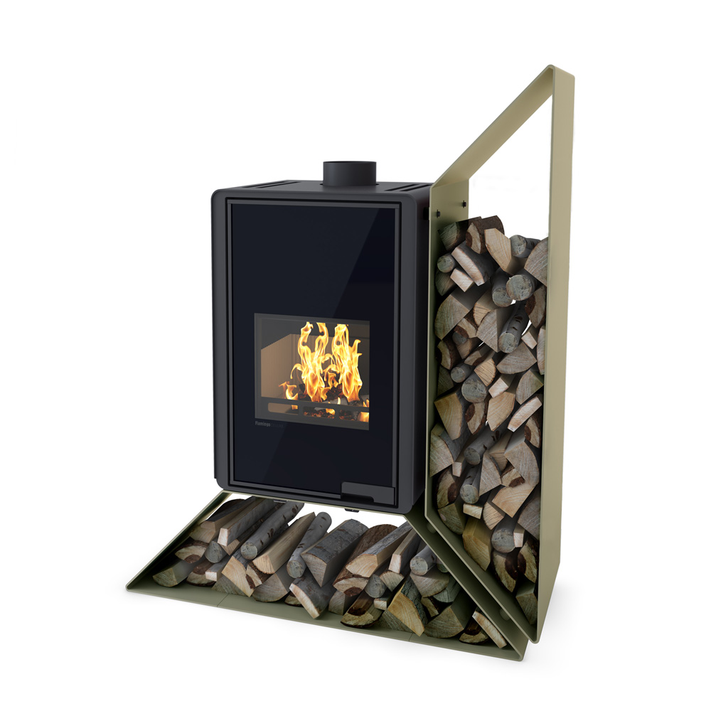 Krbová kamna FLAMINGO DELUXE KAMPA pravá