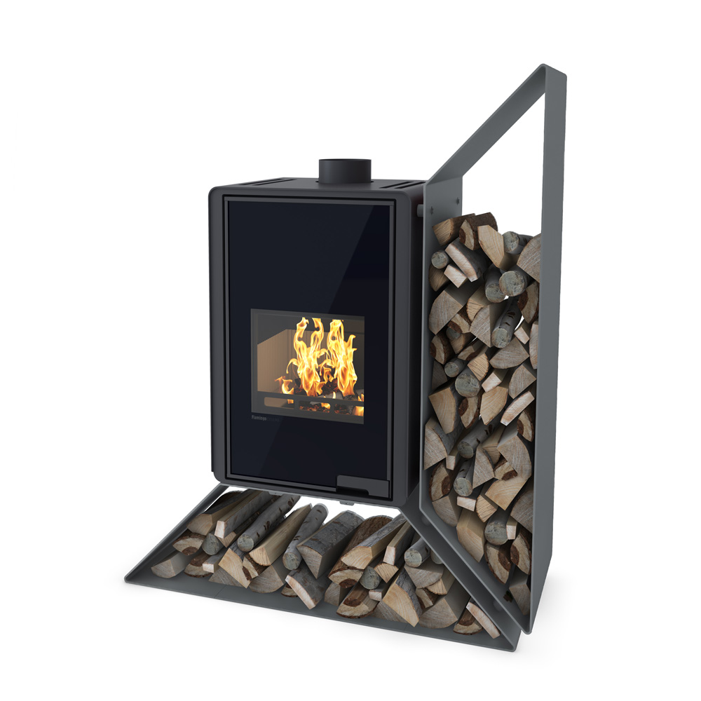 Krbová kamna FLAMINGO DELUXE KAMPA pravá