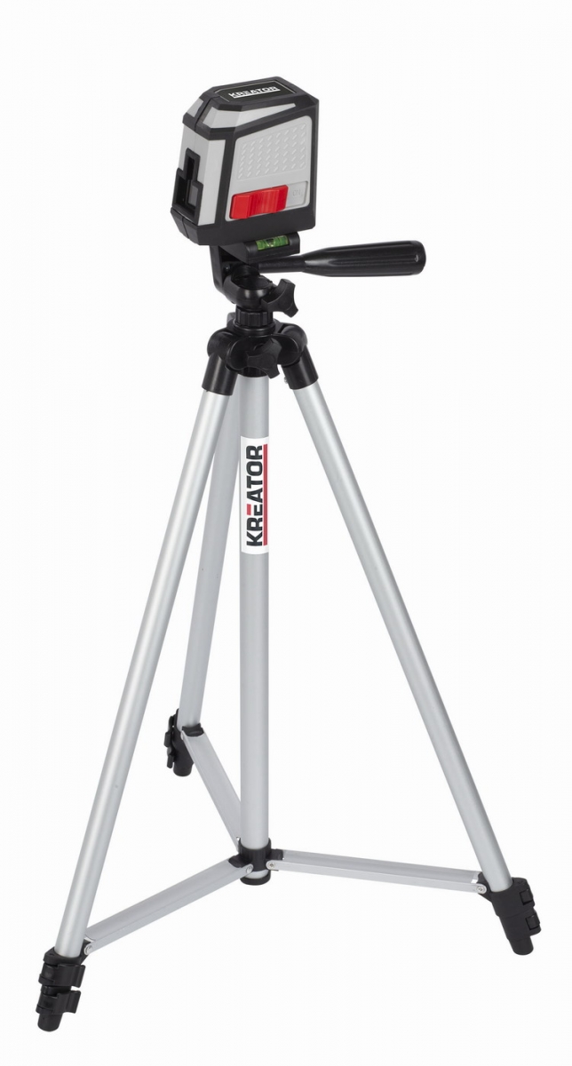Křížový laser KREATOR + stativ