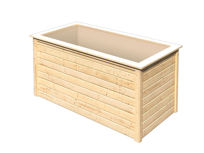 LANIT Vyvýšený záhon KARIBU HOCHBEET 192 (64567) natur Sleva 3 % za registraci na RedEd.cz