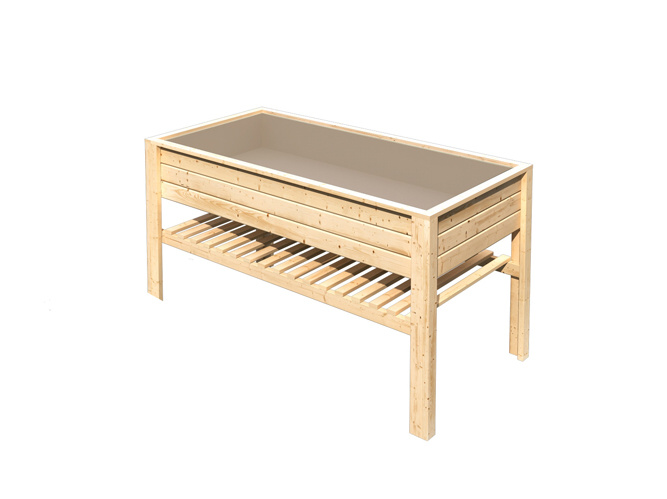 LANIT Vyvýšený záhon KARIBU HOCHBEET (83330) natur Sleva 3 % za registraci na RedEd.cz