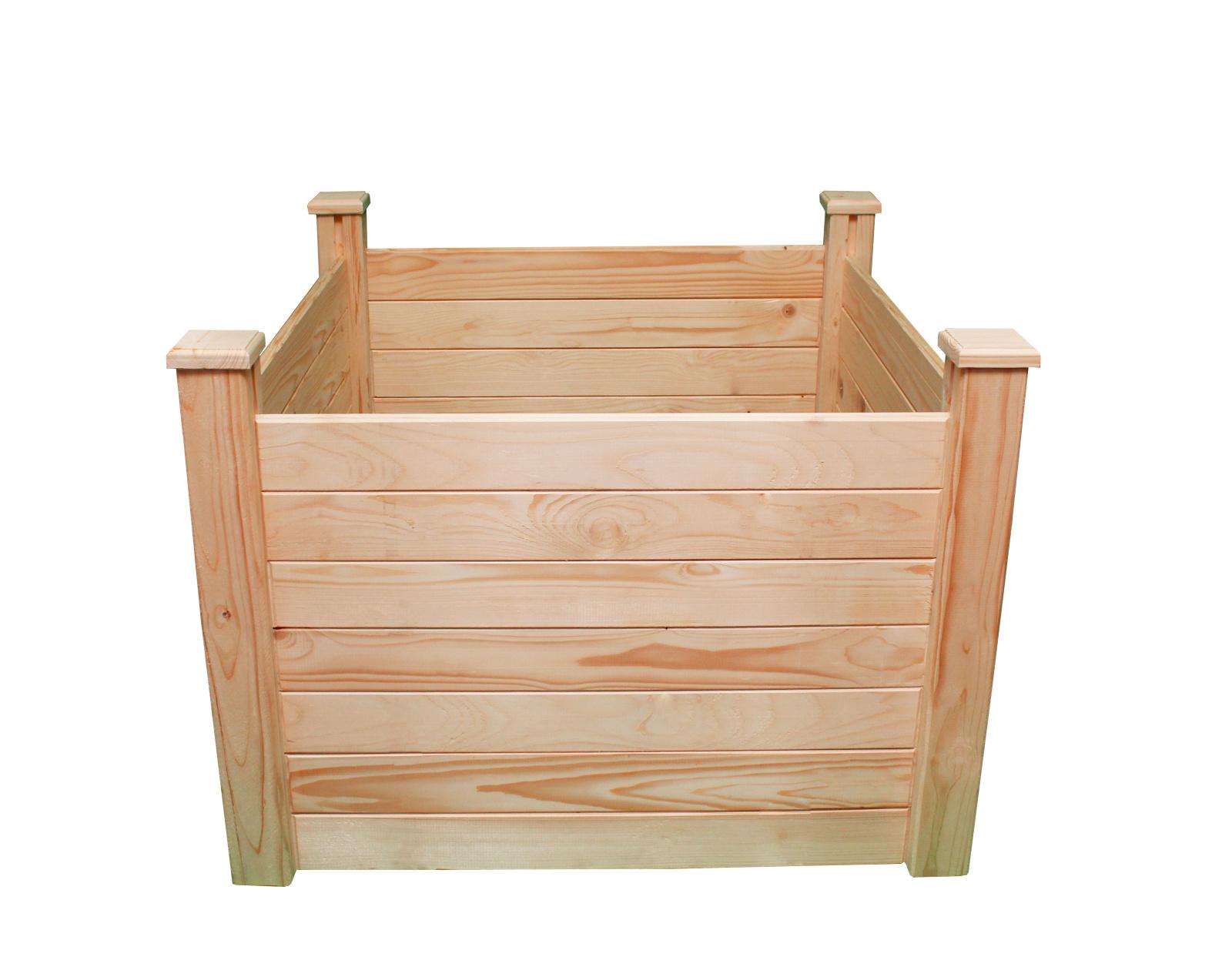 LANIT Vyvýšený záhon LANITPLAST HOLZKISTE4 natur Sleva 3 % za registraci na RedEd.cz