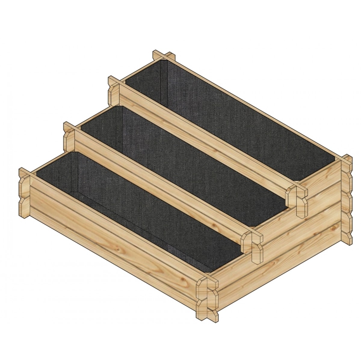 LANIT Vyvýšený záhon LANITPLAST POTTING5 (S7289) Sleva 3 % za registraci na RedEd.cz