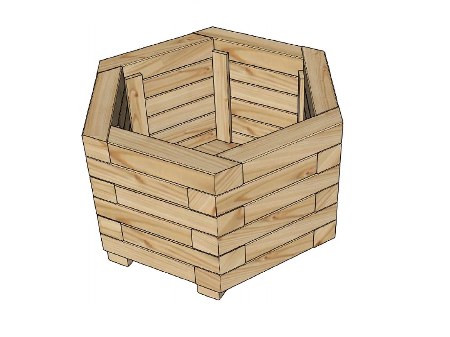 LANIT Vyvýšený záhon LANITPLAST POTTING7 (S7281) Sleva 3 % za registraci na RedEd.cz