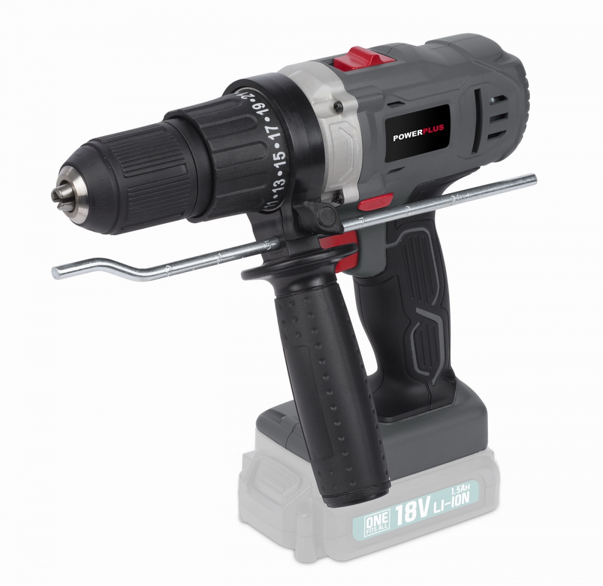 Powerplus AKU příklepový šroubovák / vrtačka POWEPLUS 18V LI-ION (bez baterie)