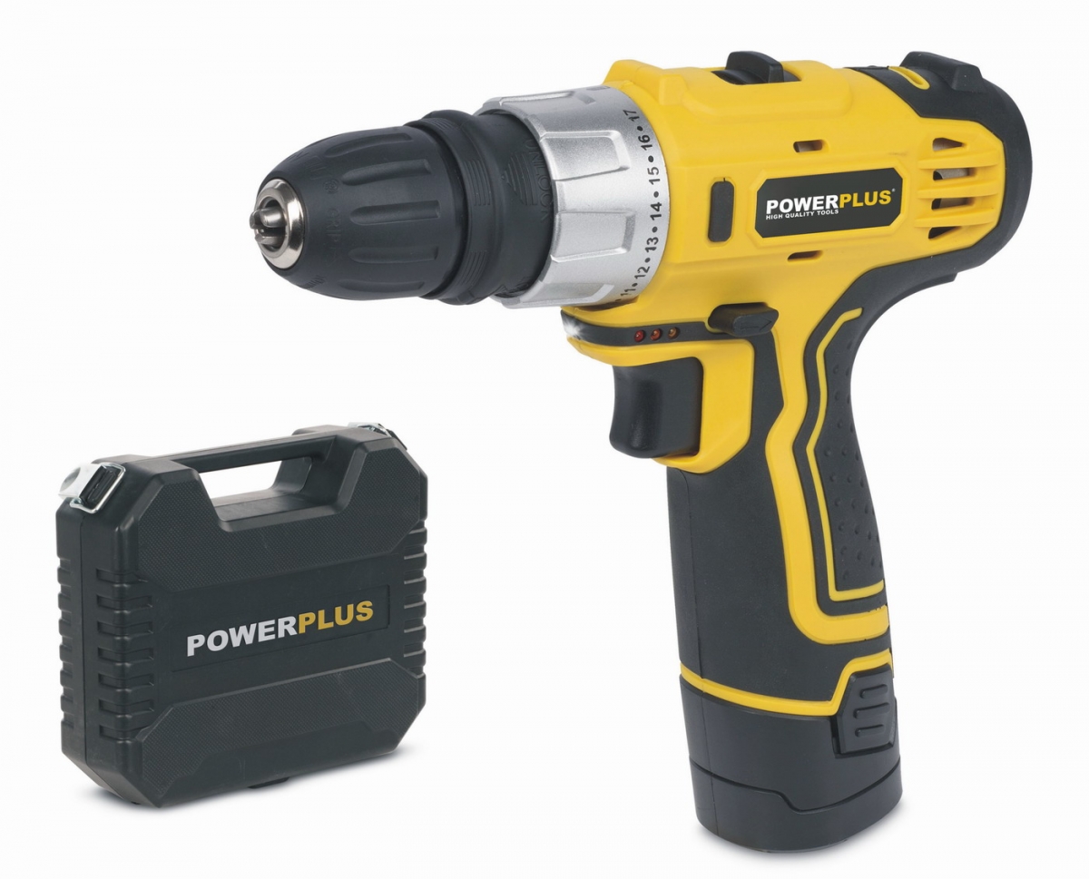 Powerplus AKU šroubovák / vrtačka POWEPLUS 12V LI-ION