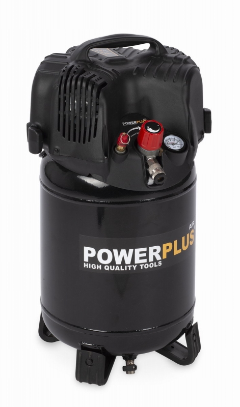 Powerplus Kompresor POWEPLUS 1100W 24L + 7 ks přísl. bezolejový