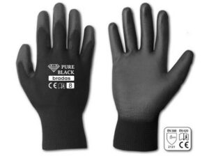 Pracovní rukavice Bradas PURE BLACK PU 9