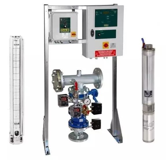 Protipožárni stanice dle EN 12845 s ponornými čerpadly