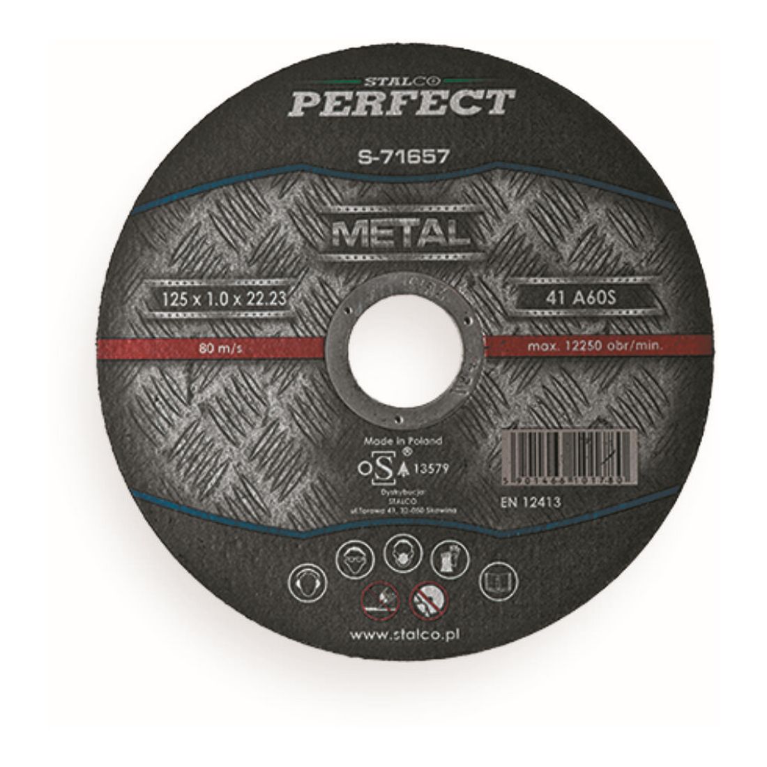 Řezný kotouč na ocel STALCO 125 x 1