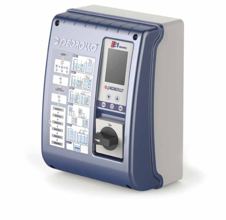 Řídící jednotka Pedrollo E2 Provedení: Mono