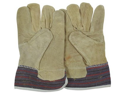 Rukavice TERNO tkanina/žlutá štípenka (12ks)