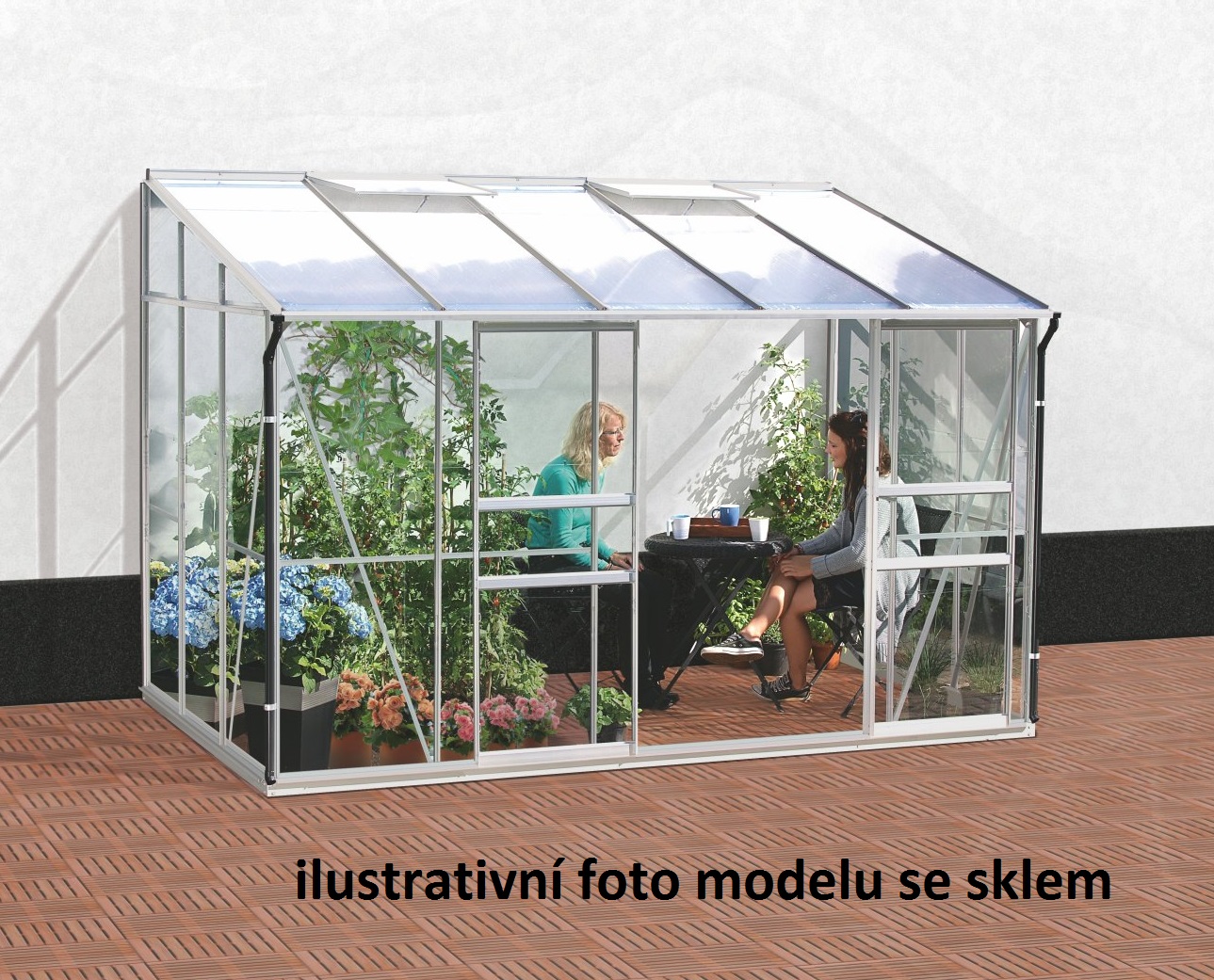 Skleník VITAVIA IDA 6500 PC 6 mm stříbrný Sleva 3 % za registraci na RedEd.cz