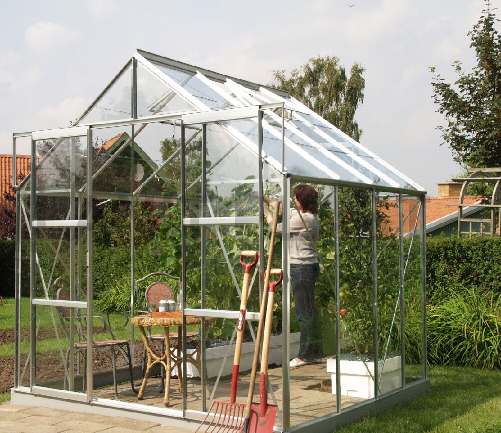 Skleník VITAVIA URANUS 6700 čiré sklo 3 mm stříbrný Sleva 3 % za registraci na RedEd.cz