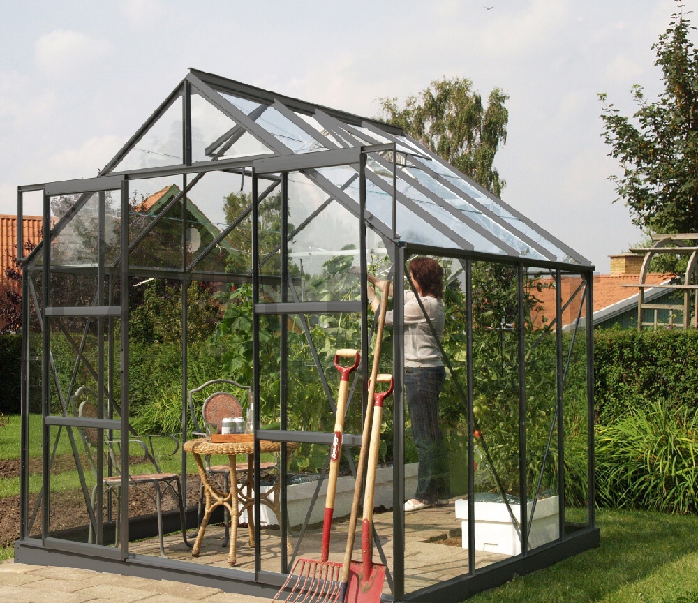 Skleník VITAVIA URANUS 6700 čiré sklo 3 mm zelený Sleva 3 % za registraci na RedEd.cz