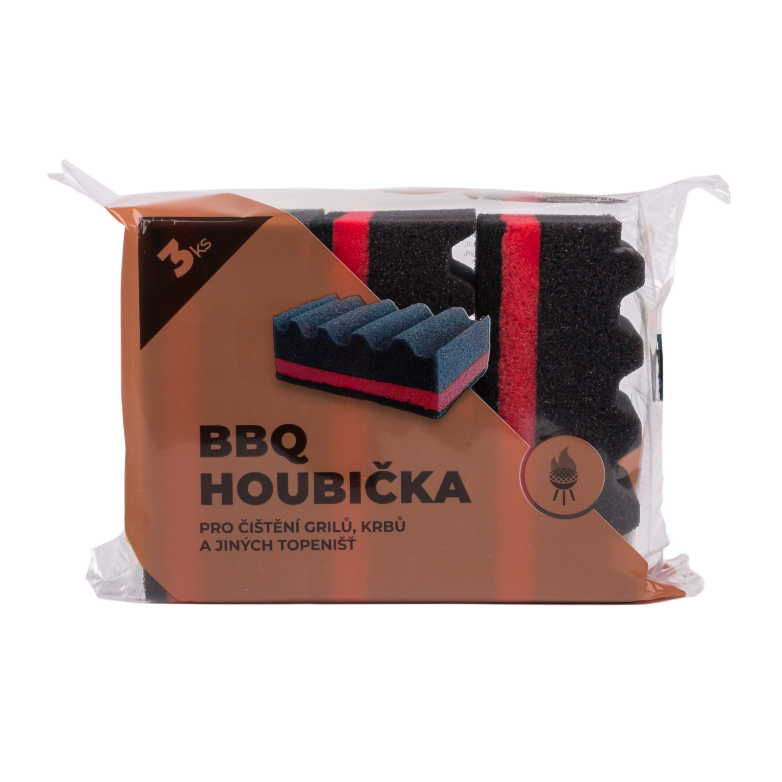 Solo Sušice SOLO Houbička na čištění grilu 3 ks