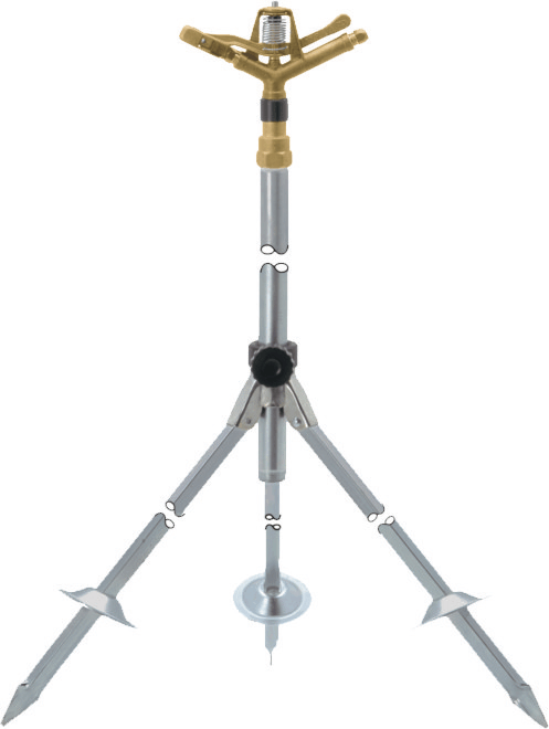 Vyrsa Postřikovač kruhový se stojanem 3/4"