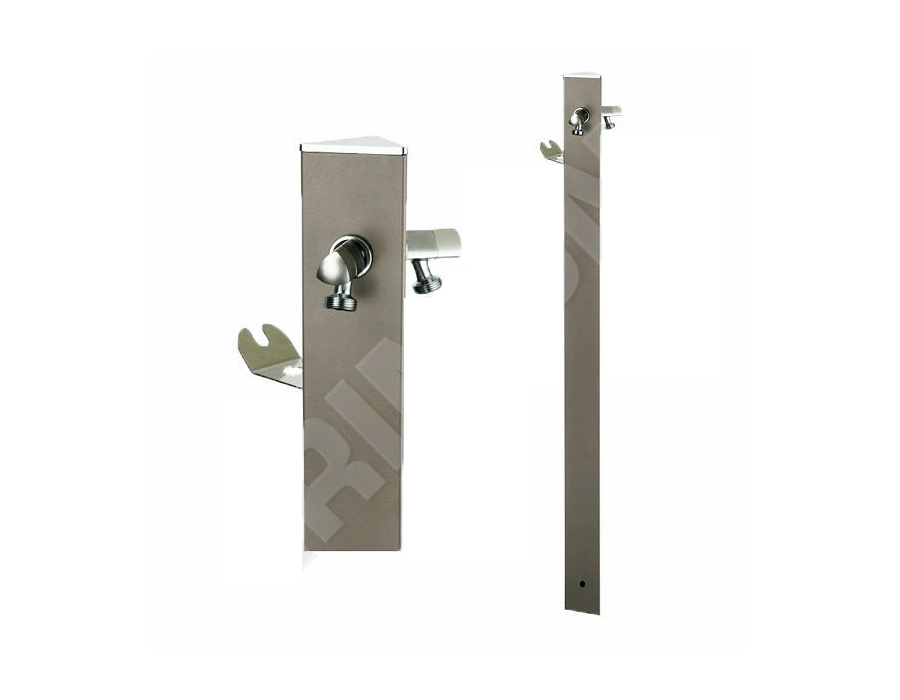 Zahradní sloupek AQUAPOINT - šedo-stříbrný