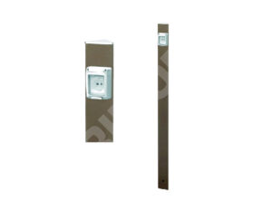 Zahradn&iacute; sloupek ELECTROPOINT - bronzově hněd&yacute;