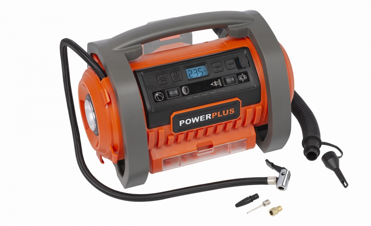 AKU kompresor POWERPLUS 20V + 220V (bez AKU)