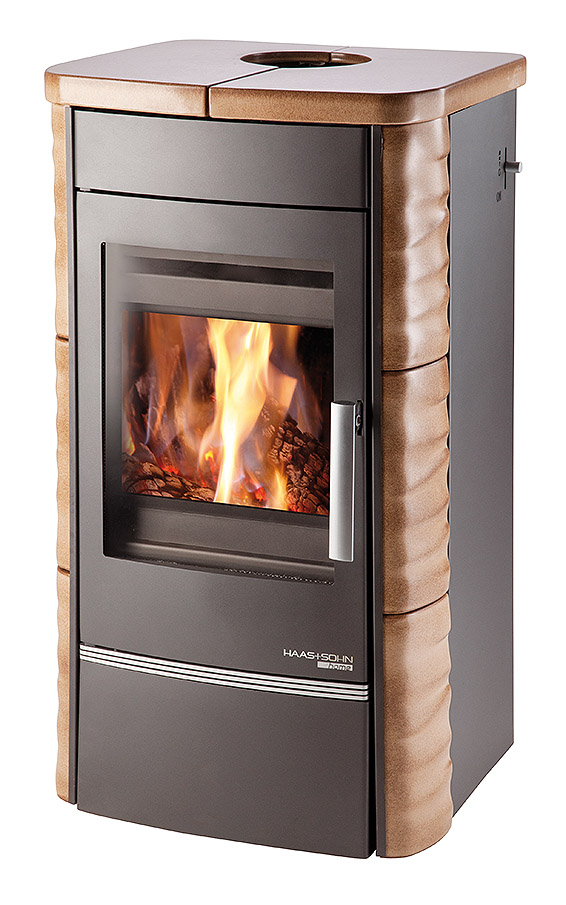 Haas+Sohn Kachlová kamna ALYTUS antracit/kachle havana