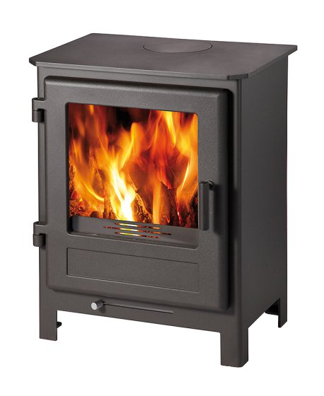 Haas+Sohn Krbová kamna UKA černá/litinová dvířka