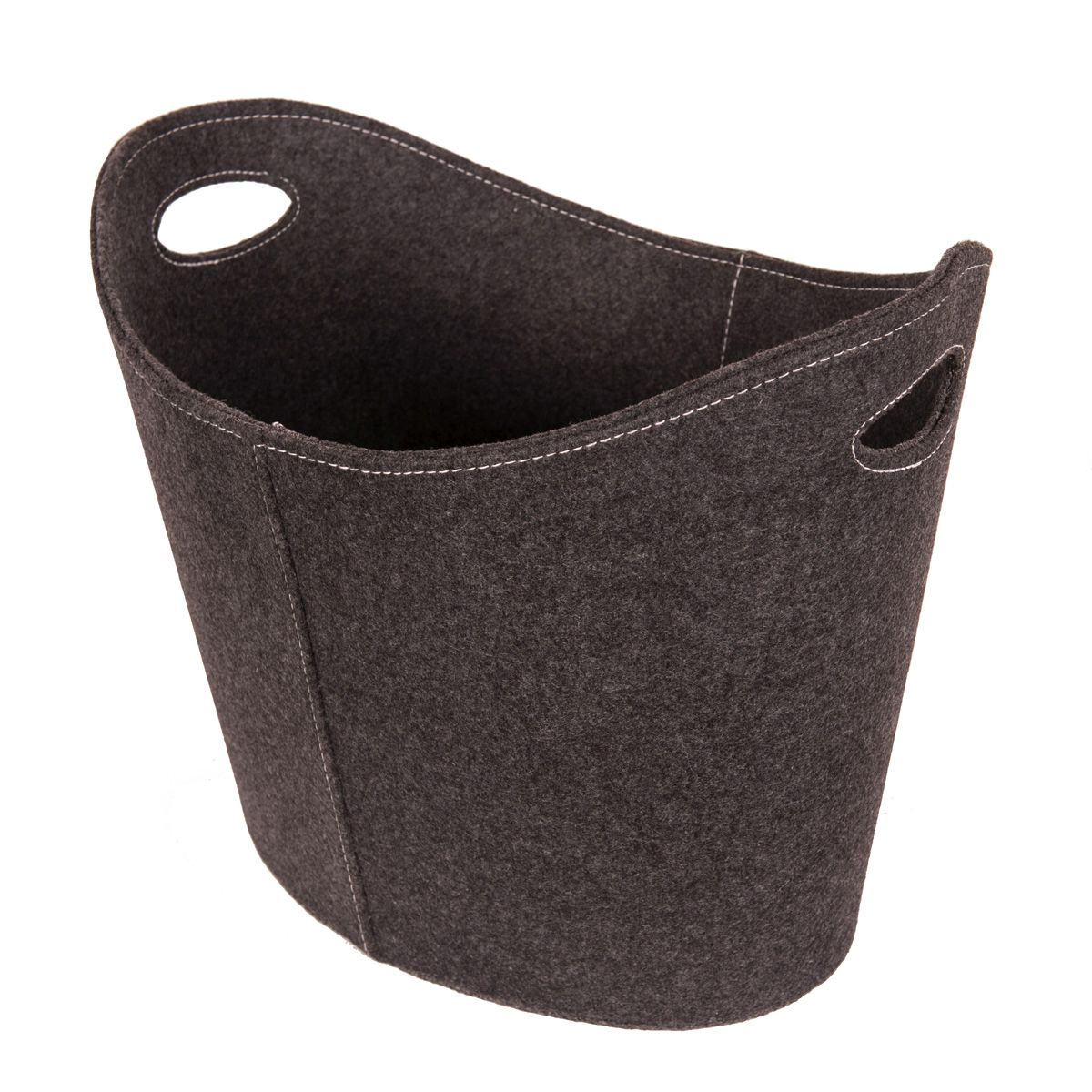 Koš na dřevo plstěný oválný