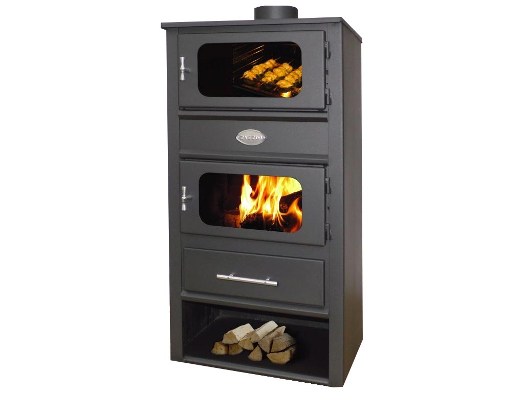 Krbová kamna s troubou a výměníkem ZVEZDA MF VR 9