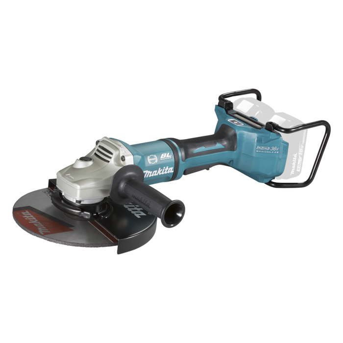MAKITA AKU úhlová bruska AWS 230mm Li-ion LXT 2x18V