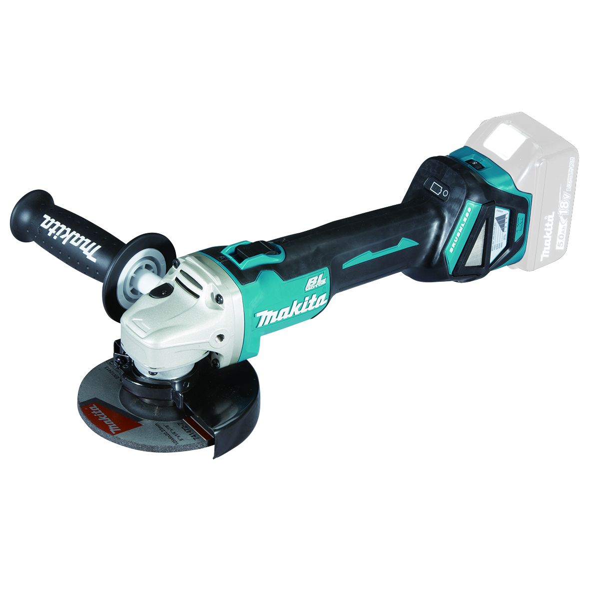 MAKITA AKU úhlová bruska s regulací 125mm Li-ion LXT 18V