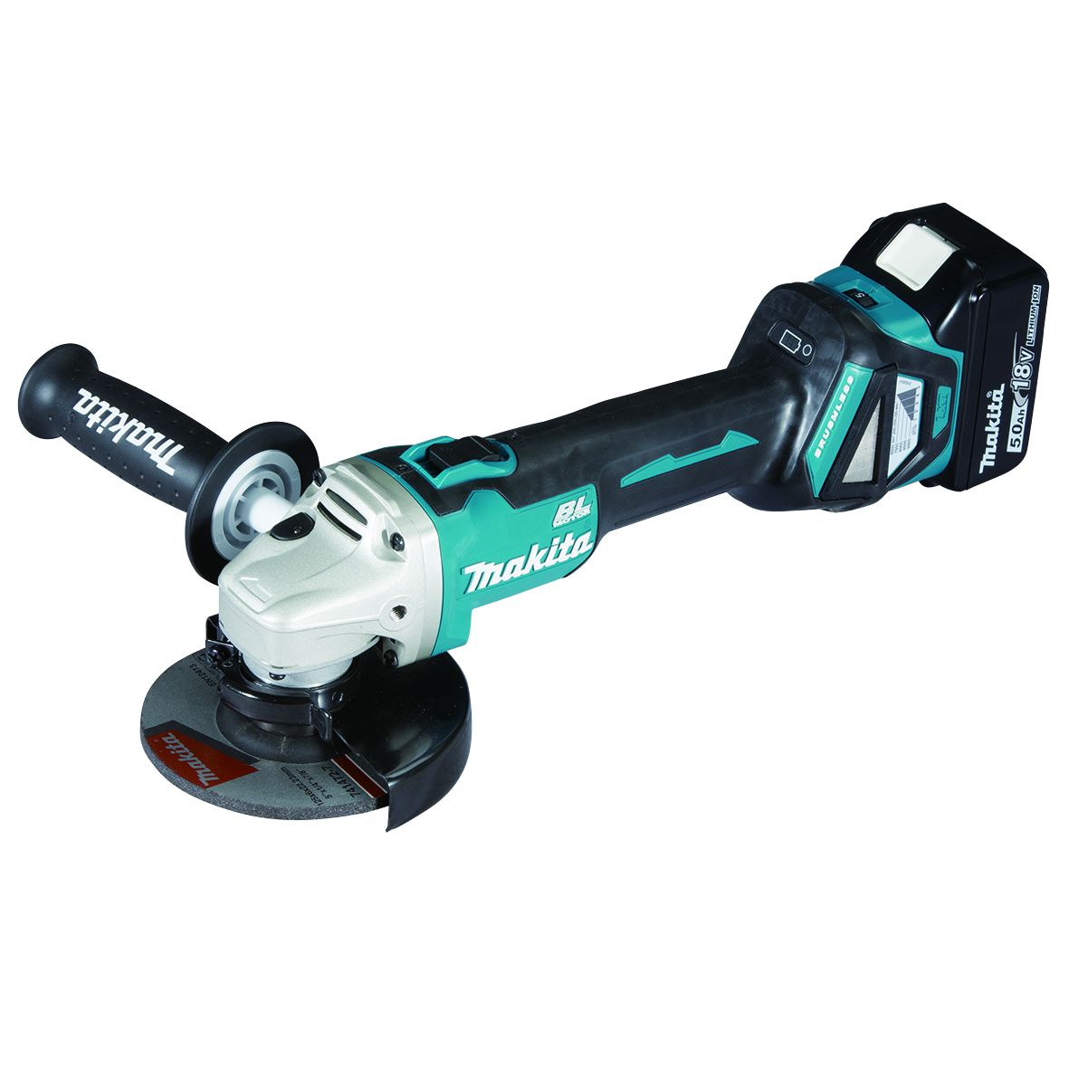 MAKITA AKU úhlová bruska s regulací 125mm Li-ion LXT 18V/3