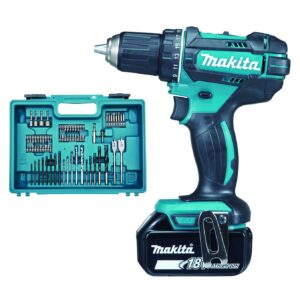MAKITA AKU vrtací šroubovák s příslušenstvím Li-ion LXT 18V/3
